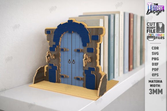 3D Decorative Door Bookends: A Creative and Functional Home Accessory