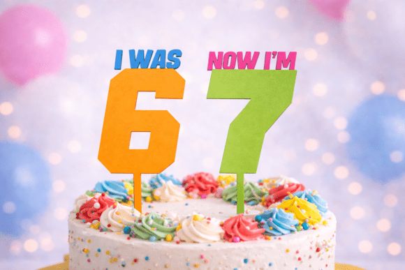 3D I Was 6 Now I’m 7 Cake Topper: A Fun and Creative Birthday Addition