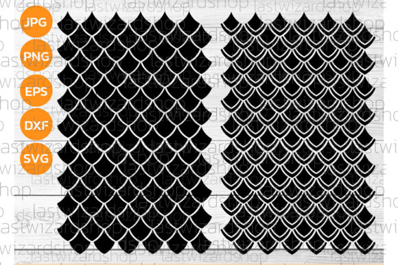 3D Mermaid or Dragon Scale Svg, Seamless: A Versatile Design Asset for Creators