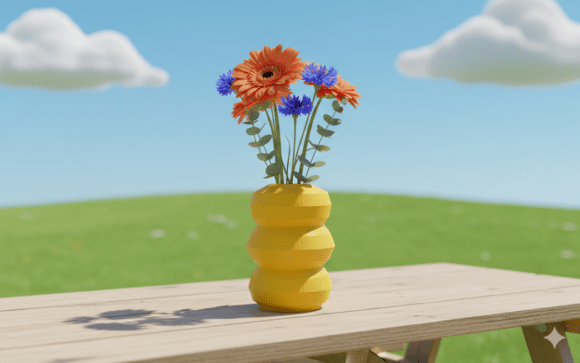 3D Stylish Indoor Vase 054: A Strategic Addition to Modern Home Decor