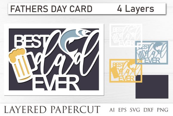 Crafting Depth: 3D Layered SVGs for Father's Day