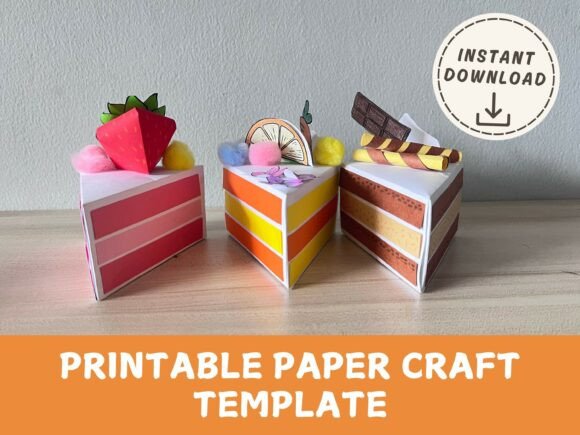 Create Sweet Memories: The Ultimate Guide to DIY 3D Cake Slice Paper Crafts