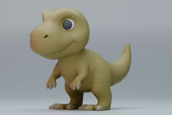 Cute T-Rex 3D Print Model: A Fun and Educational Project for All