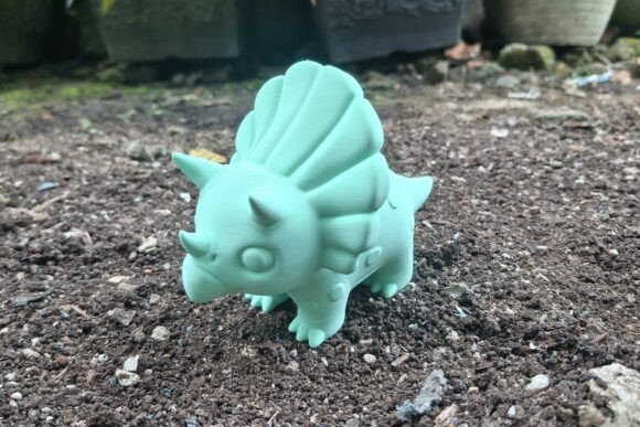 Cute Triceratops 3D Print Model: A Playful Dino