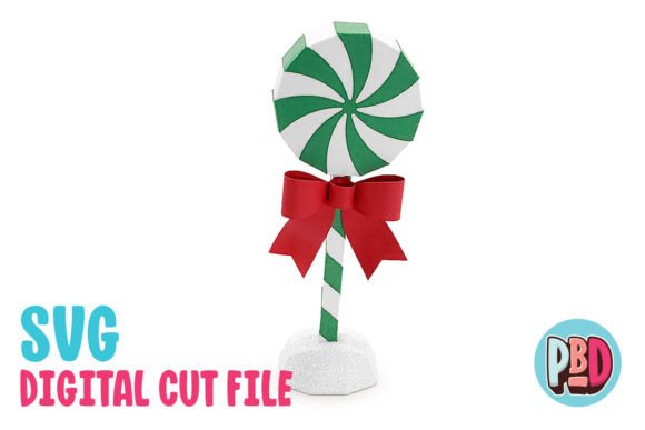 Elevate Your Holiday Decor with the Spearmint Lolli 3D Papercraft