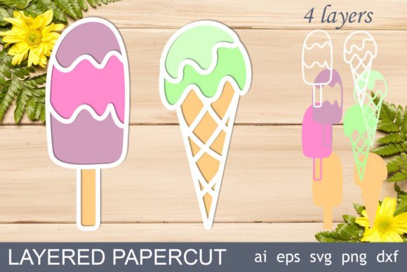 Elevate Your Summer Crafts with Ice Cream Layered 3D Bookmarks