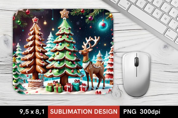 Evaluating the 3D Gingerbread Christmas MousePad Design for Sublimation
