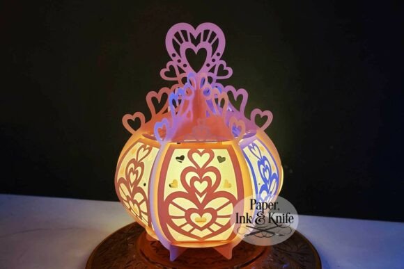 Hearts 3D Paper Lantern: A Simple and Adorable Craft Project
