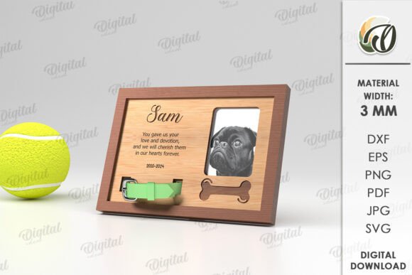 Honoring Beloved Companions: A Guide to 3D Memorial Pet Frame Laser Cut Digital Designs