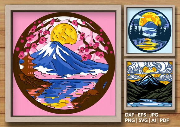 Integrating the Mountain Lake Landscape 3D Shadow Box into Creative and Professional Workflows