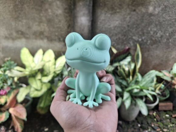 Stylized Frog 3D Printable Model