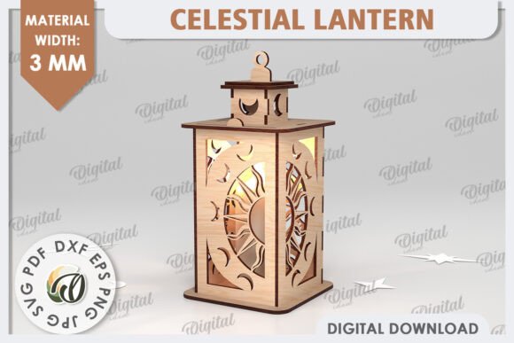 Unlocking Creative Potential with 3D Celestial Lantern Laser Cut Designs